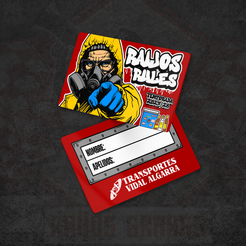 Carnet simpatizante Raijos Granas